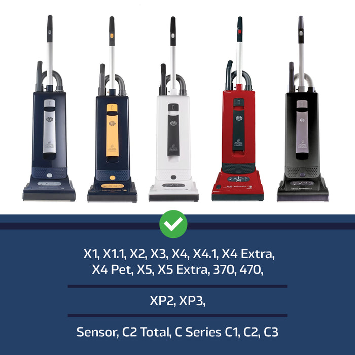 Complete Service Kit, Brushroll Bar, Filters + 10 Bags for Sebo X1 X1.1 X4 X5 Extra Vacuum Cleaners (with 10 Air Fresheners)