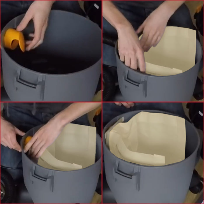 Dust Bags for Titan Wet & Dry 16L 20L 30L 40L TTB350 TTB351VAC TTB430VAC TTB775VAC TTB776VAC TTB777VAC TTB431VAC Vacuum (Pack of 10)