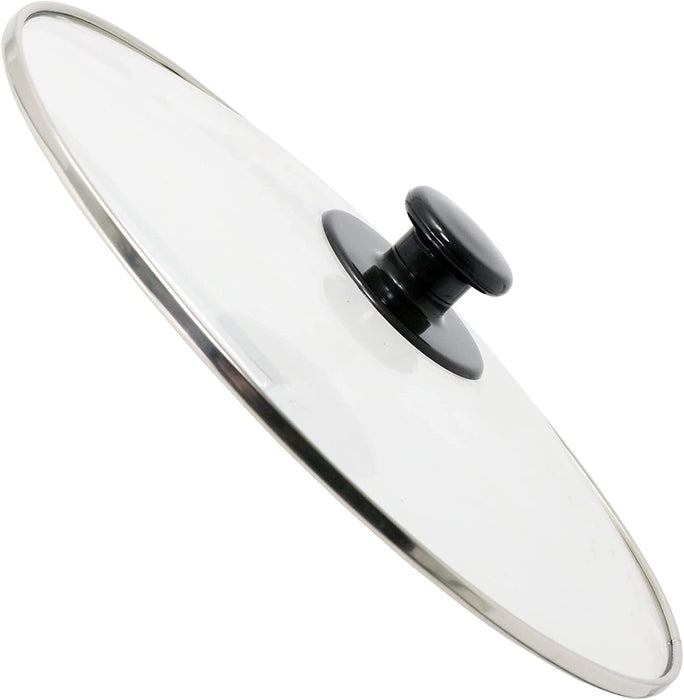 Complete Oval Glass Lid & Knob Handle for Morphy Richards 3.5L Slow Cooker