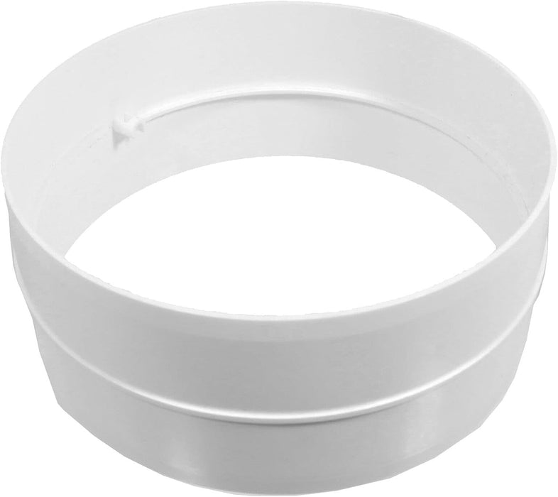 Air Conditioner Vent Hose Extension Adaptor Kit (6" / 152mm Pipe Connector + Steel Clips x 2)