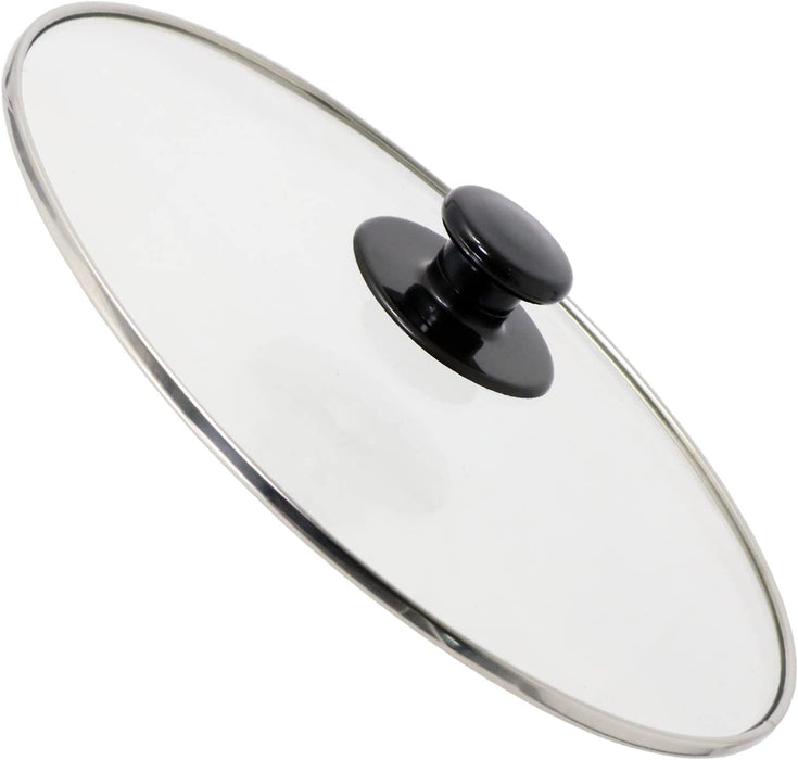 Complete Oval Glass Lid & Knob Handle for Morphy Richards 3.5L Slow Cooker