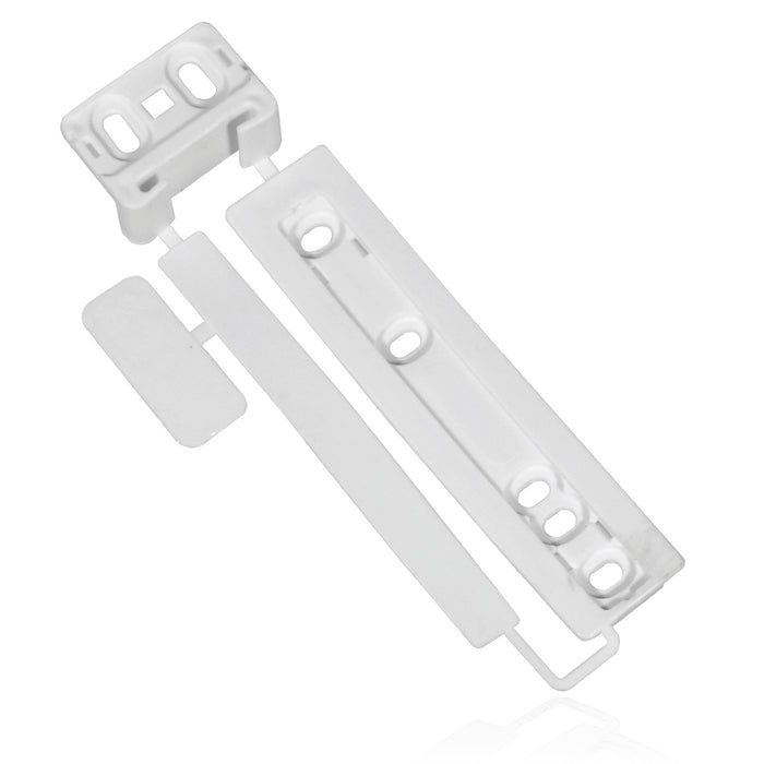 Door Plastic Mounting Bracket Fixing Slide Kit for Zanussi Integrated Fridge & Freezer