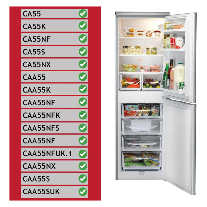 Plastic Drawer Flap Front Handle for Indesit CA55 CAA55 NCA55 Fridge Freezer