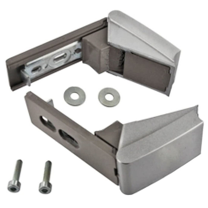 Silver Door Hinge Pair for Liebherr Fridge Freezer Refrigerator Hinges + Fixings