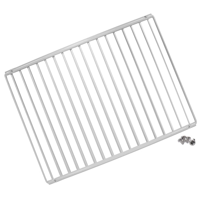 Fridge Shelf for HAIER Refrigerator Freezer Adjustable White Plastic Coated Extendable Arms (Large, 425mm - 670mm x 320mm)