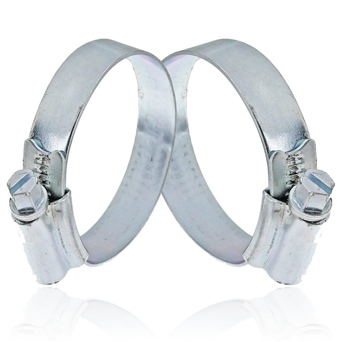 Corrugated Flexible Garden Fish Pond Marine Boat Hose Tube Pipe + 2 Clamp Clips (15m Length x 32mm Diameter)