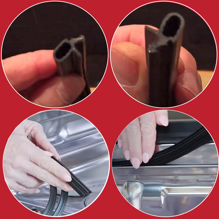 Lower Door Seal for Leisure Dishwasher 3503EH DI54280 PB9990FS PBL 9960 9980, for Grudig