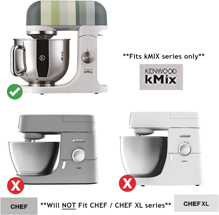 Kenwood KMIX Beater Whisk Creaming Attachment AX500 Flexible Grey 714255