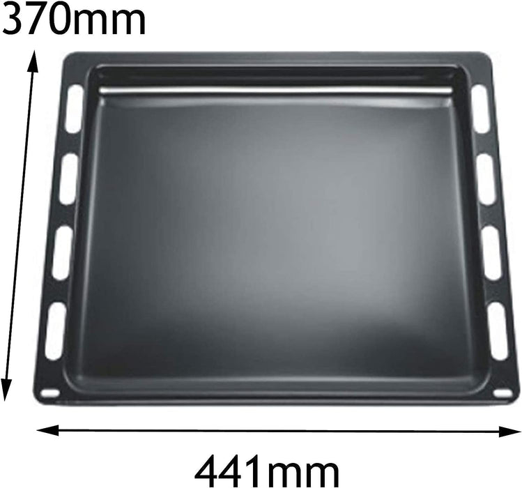 Enamel Baking Tray for Bosch Oven Cooker (441 x 370 x 22mm) Equiv' to 666902