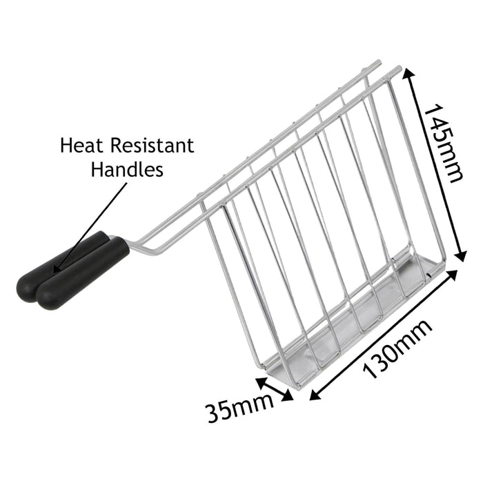 Toaster Cage Rack for Logik Toastie Holder with Drip Tray Sandwich Toast