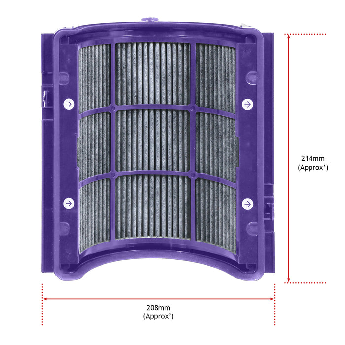 HEPA Filter for DYSON TP06 HP06 PH01 PH02 Pure Hot Cool Humidify Air Purifier x 2