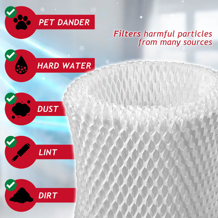 Wicking Filter for Honeywell HCM 350 540 630 645 650 710 1000 WF2 Humidifier (Pack of 4)