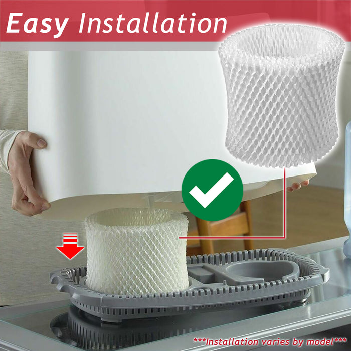 Wicking Filter for Honeywell HCM 350 540 630 645 650 710 1000 WF2 Humidifier (Pack of 4)