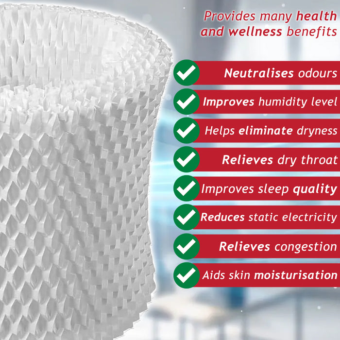 Wicking Filter for Honeywell HCM 350 540 630 645 650 710 1000 WF2 Humidifier (Pack of 4)