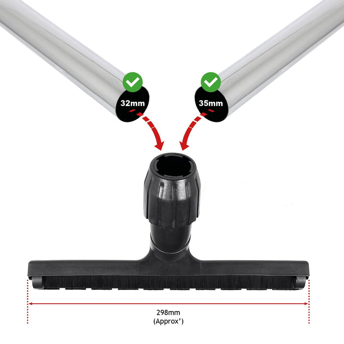 Brush Head for Titan TTB775VAC TTB776VAC TTB777VAC 20L 30L 40L Hard Floor Slim Tool Vacuum Cleaner