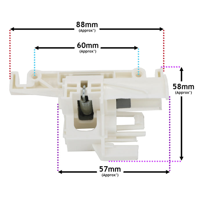 Door Lock Mechanism Unit For Blomberg DWT25502SS Dishwasher Interlock Latch