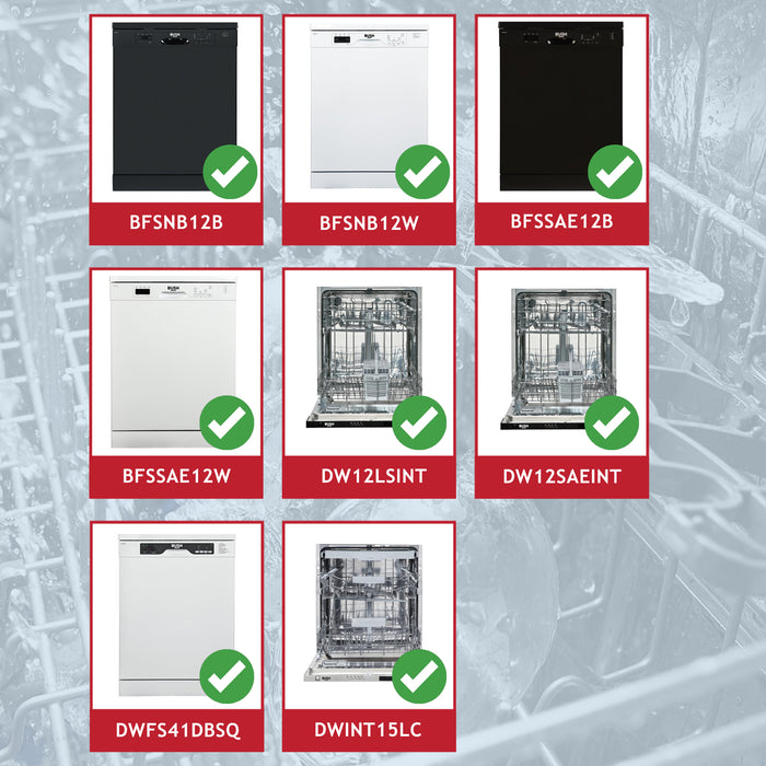 Bush Dishwasher Spray Arm Upper + Lower BFSNB12B BFSNB12W BFSSAE12B BFSSAE12W