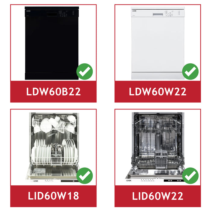 Logik Dishwasher Spray Arm Upper Lower LDW60B22 LDW60W22 LID60W18 LID60W22