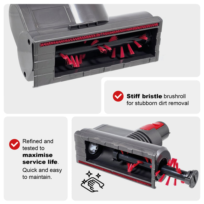 Vacuum Mini Turbine Brush for Dyson V11 SV14 Cordless Motorised Tool Attachment