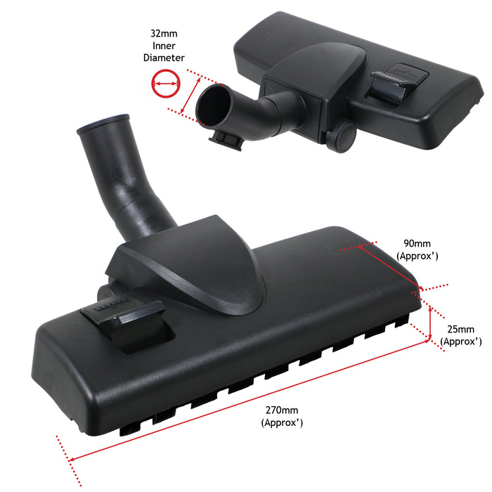 Floor Brush for Wickes 20L 215735 288557 Vacuum Wet & Dry Carpet Hard Tool