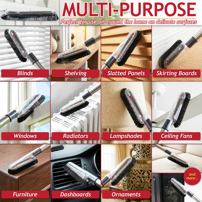 Soft Dusting Brush Tool for Numatic Henry Hetty Nuvac Vacuum Cleaner (32mm)