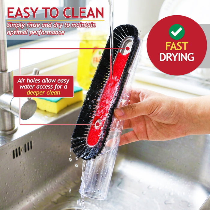 Soft Dusting Brush Tool for Numatic Henry Hetty Nuvac Vacuum Cleaner (32mm)