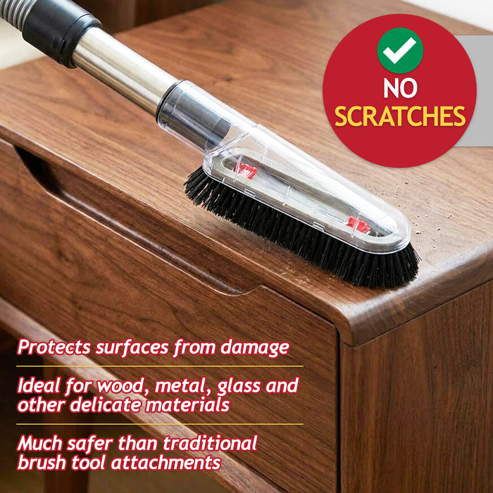 Soft Dusting Brush Tool for Numatic Henry Hetty Nuvac Vacuum Cleaner (32mm)
