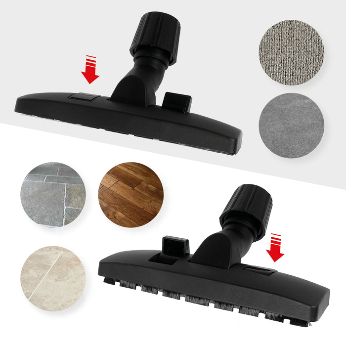 32mm 35mm Dual Pedal Floor Brush Tool For Nilfisk-Alto VP300 Hepa Vacuum Cleaner