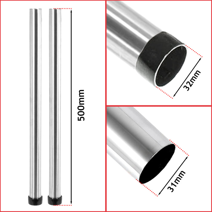 Chrome Extension Rod Tool Kit for Goblin Vacuum Cleaners (32mm)