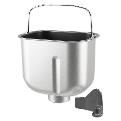 Bread Pan + Kneading Paddle for Kenwood BM350 BM450 Breadmaker Twist & Lock Type 1 Baking Tin Bucket Kit (KW712245 + KW712246)