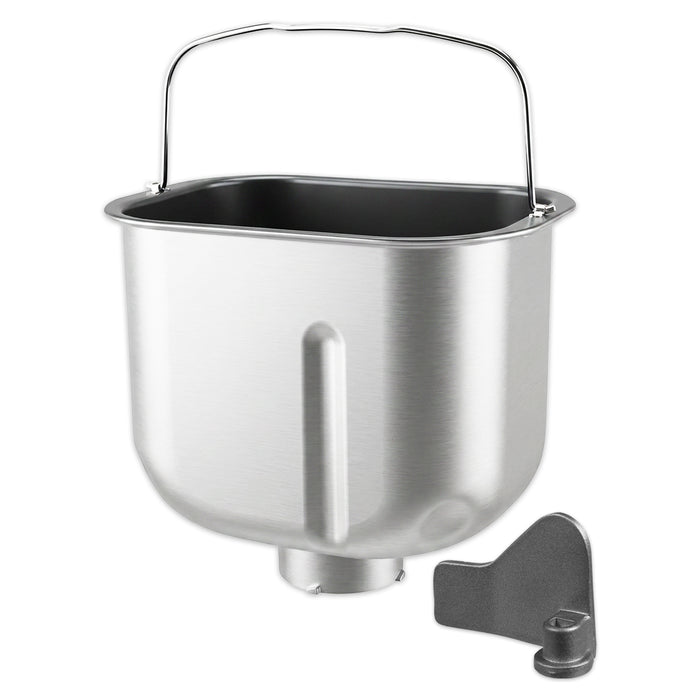 Bread Pan + Kneading Paddle for Kenwood BM350 BM450 Breadmaker Twist & Lock Type 1 Baking Tin Bucket Kit (KW712245 + KW712246)