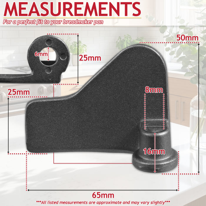 Kneading Paddle for Kenwood BM250 BM256 BM260 BM350 BM366 BM450 Breadmaker Twist & Lock (KW712246)