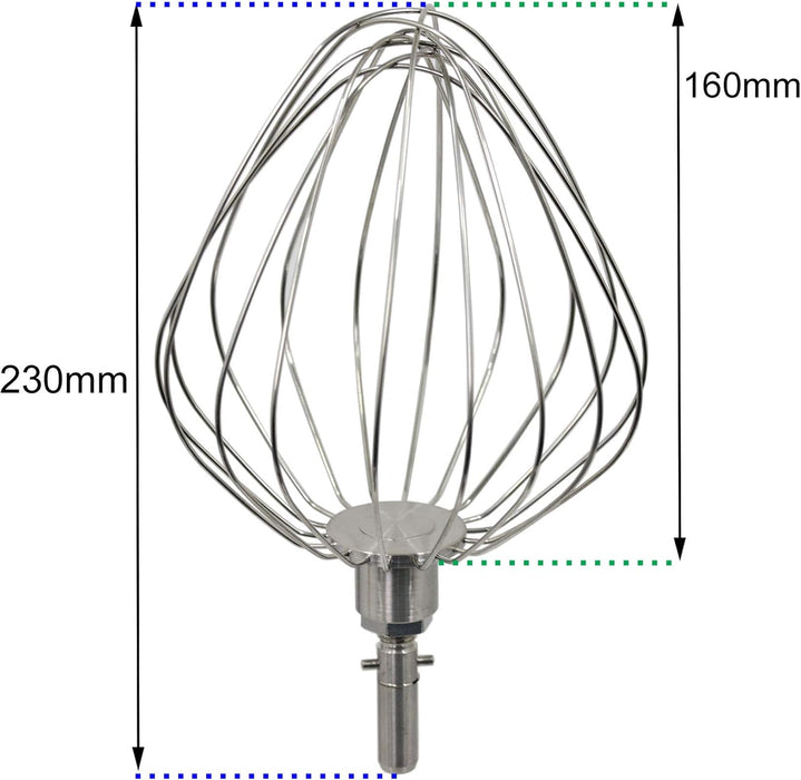 KENWOOD Balloon 9 Wire Aluminium Whisk Genuine Major Chef KM020 KM610 KM800