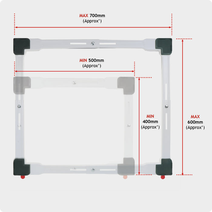 UNIVERSAL Appliance Wheels Adjustable Trolley Stand Washing Machine Roller