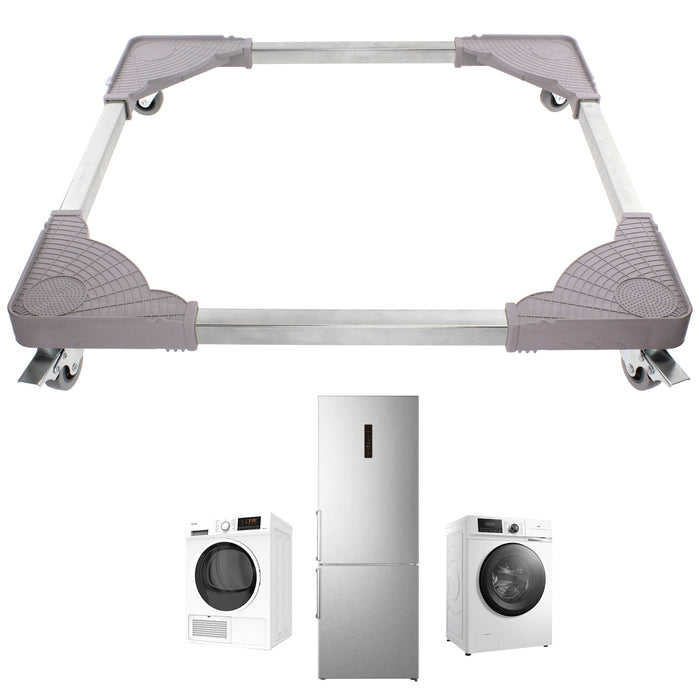 Universal Appliance Wheels Adjustable Tumble Dryer Trolley (100KG Load, Pack of 2)