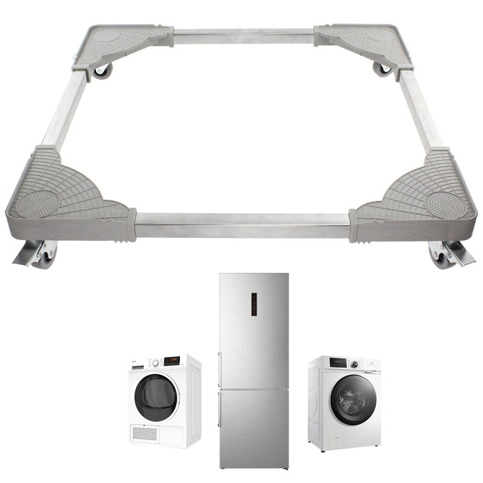 Universal Appliance Wheels Adjustable Oven Cooker Trolley (100KG Load, Pack of 2)