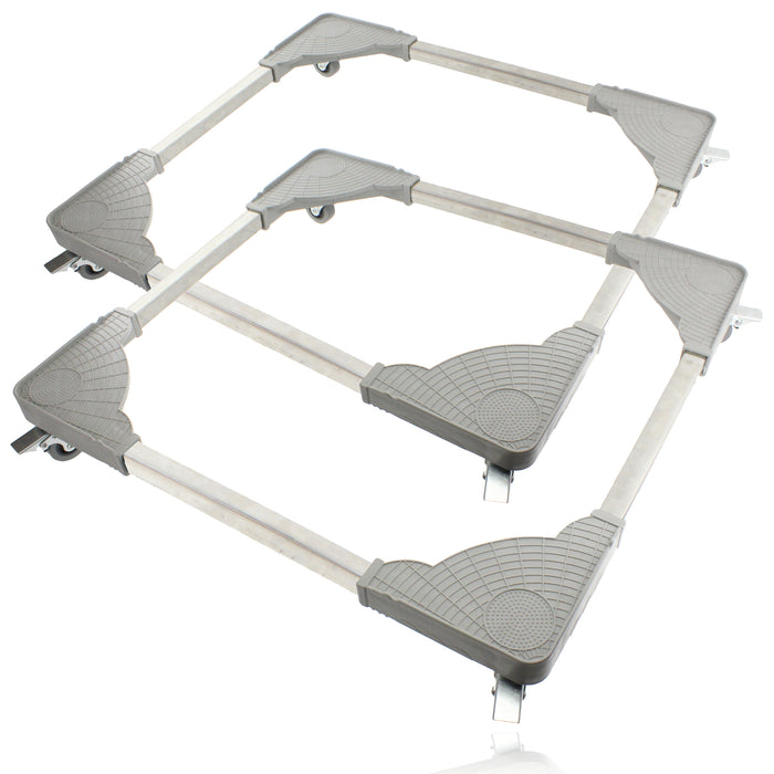 Universal Appliance Wheels Adjustable Dishwasher Trolley (100KG Load, Pack of 2)