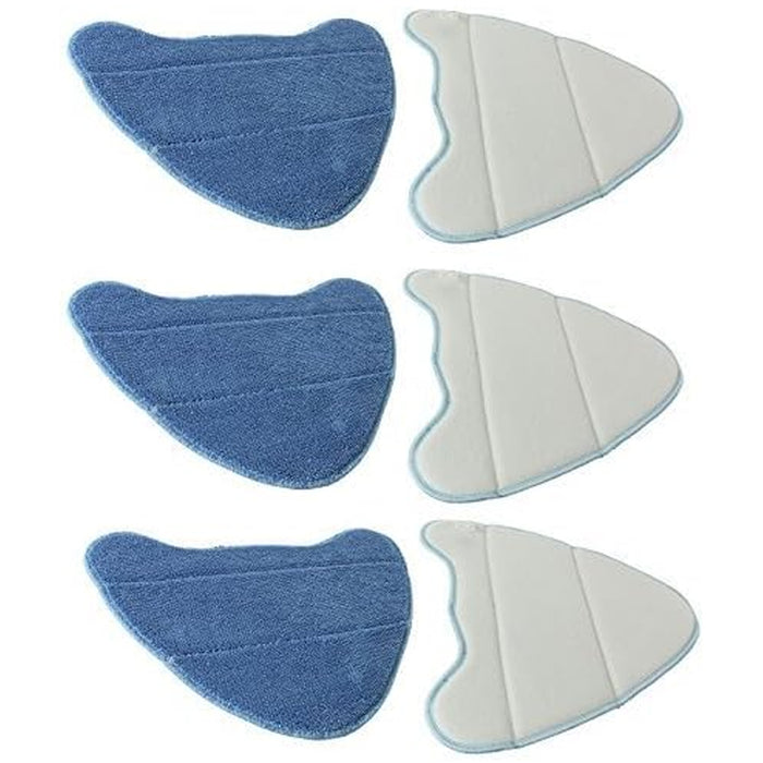 Microfibre Cleaning Pads for Holme HDSM4001 ADSM4001 Steam Cleaner Mops (Pack of 6)