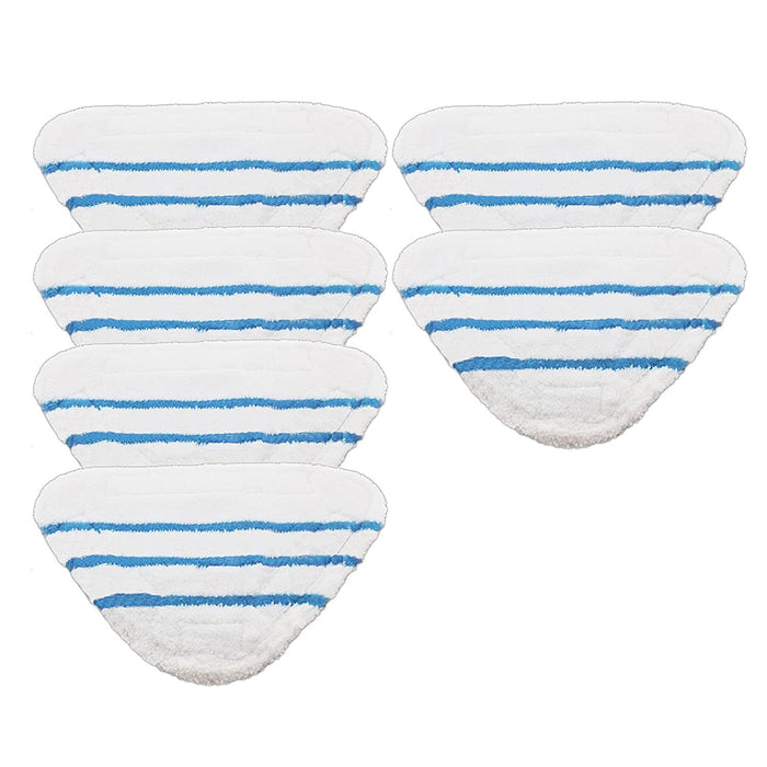 Washable Cover Pad for Bush SMB1501 SMB1501UK Steam Cleaner Mop (Pack of 6)