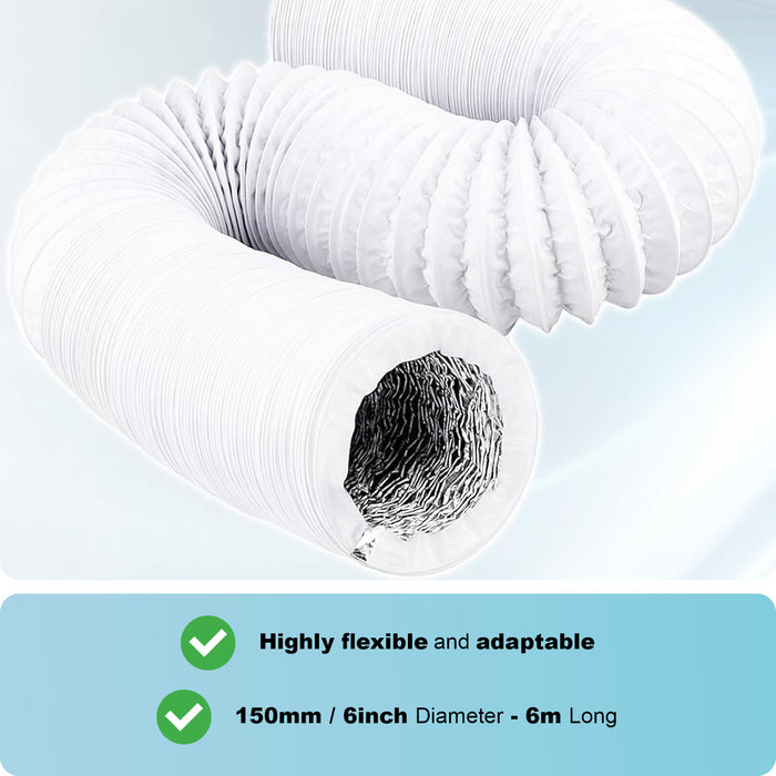 French Door Seal Kit 4m for Air Conditioning 6m 150mm Hose for AC Unit