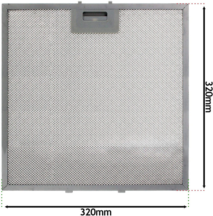 Cooker Hood Grease Filter for Bosch Neff Extractor 320mm x 32cm