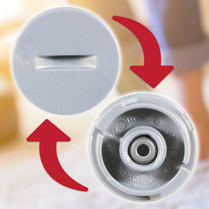 Mini Motorised Brush Tool End Cap for Dyson V7 V8 V10 V11 V15 SV10 SV11 SV12 SV14 SV15 SV22 Vacuum (967481-01)