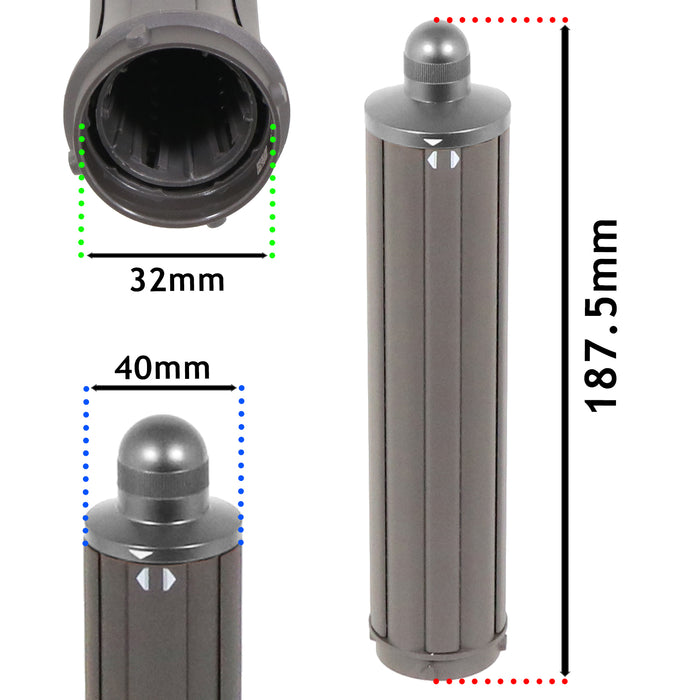 Dyson Airwrap Barrel HS05 40mm x 187.5mm Hair Styler 1.6" Nickel Iron 971889-08