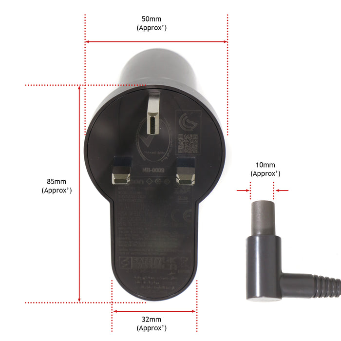 Battery Charger for DYSON SV23 Vacuum Cleaners Gen5DT Absolute 972408-01