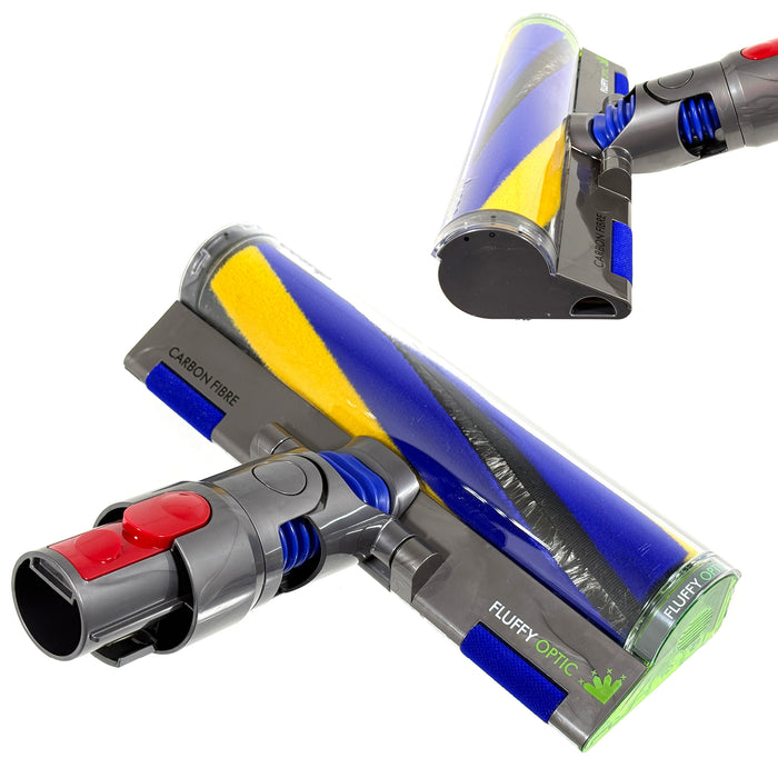SPARES2GO Fluffy Optic Cleaner Head For Dyson Gen5detect SV23 Absolute 972417-01