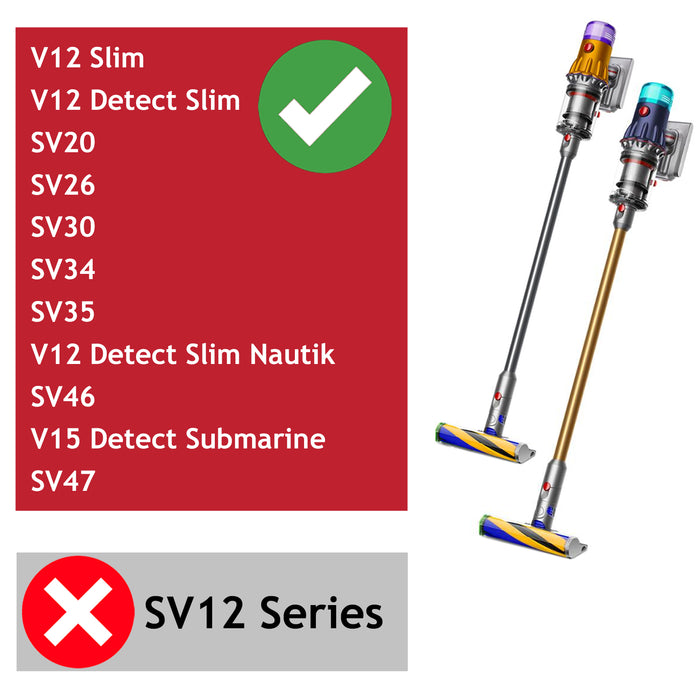 Dyson V12 Detect Laser Slim Optic Fluffy Cleaner Head Floor Tool SV30 SV46 972522-02