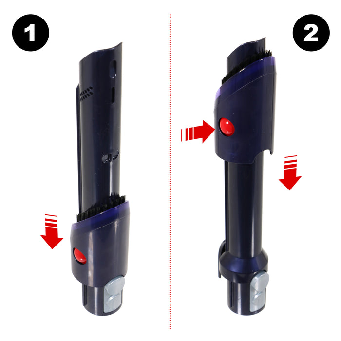 SPARES2GO Crevice Tool Blue For Dyson Gen5detect In Built 973166-02 Absolute SV23 SV24