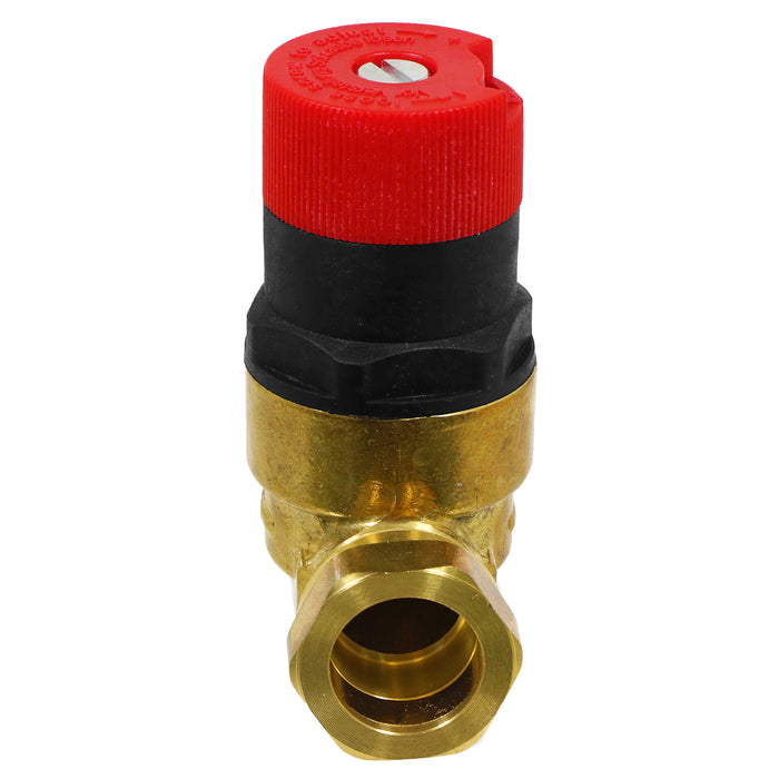 22mm Straight Automatic Bypass Valve ABV Auto Boiler TRV Radiator Pressure (50L p/m)