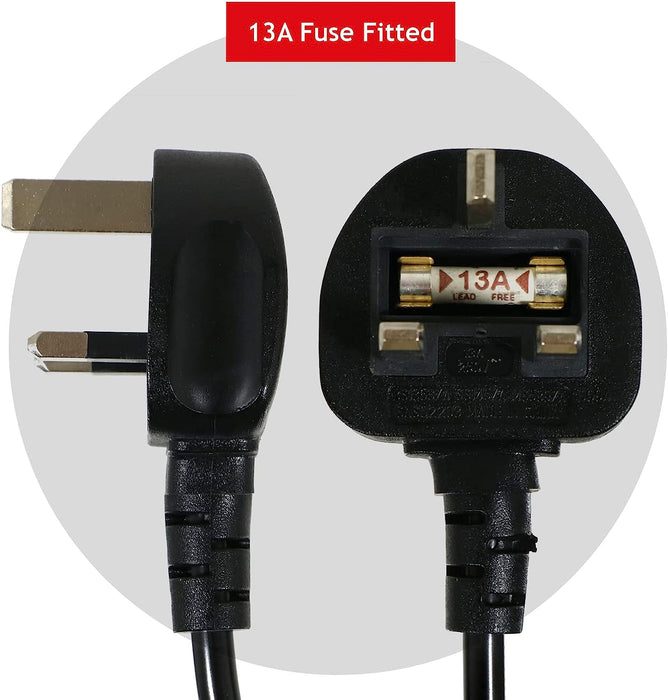 12 Metre Cable & Lead Plug + 2 Core Pin Coupler Connector Socket for Power Tools Drill Saw Jigsaw Planer Router Sander 12m