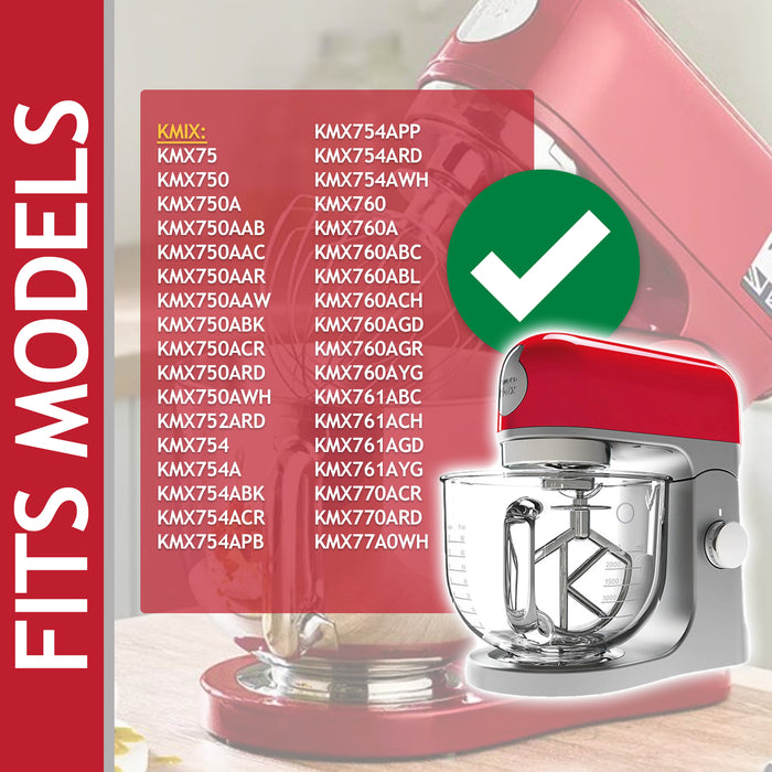 Kenwood KMIX Bowl Socket KMX75 KMX750 KMX754 KMX760 KMX761 KMX770 4 Lug (AS00002703)